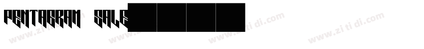 pentagram sale字体转换